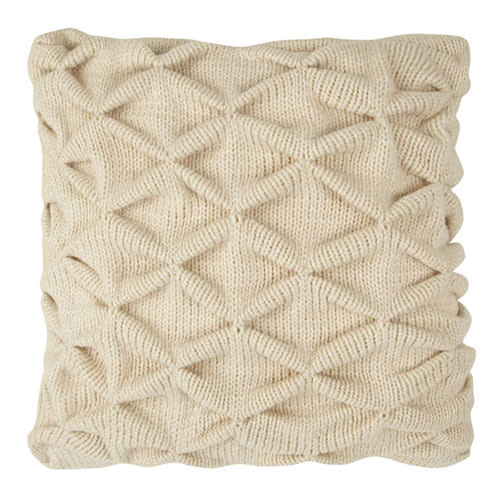 <b>Trellis natural knit<br></b><br>Texture is one of the most effective ways to add depth to a neutral colour scheme. Keep things pale and interesting with this natural-knit cushion. Pile with different textures, such as cable-knit or fur in cream and caramel shades for a warm, yet understated winter look. <br><br><b>£28.35, <a href="http://www.lauraashley.com/" rel="nofollow noopener" target="_blank" data-ylk="slk:Laura Ashley;elm:context_link;itc:0;sec:content-canvas" class="link ">Laura Ashley </a></b>