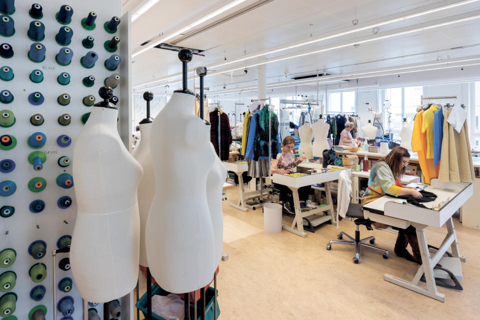 The Akris sewing atelier in St. Gallen.