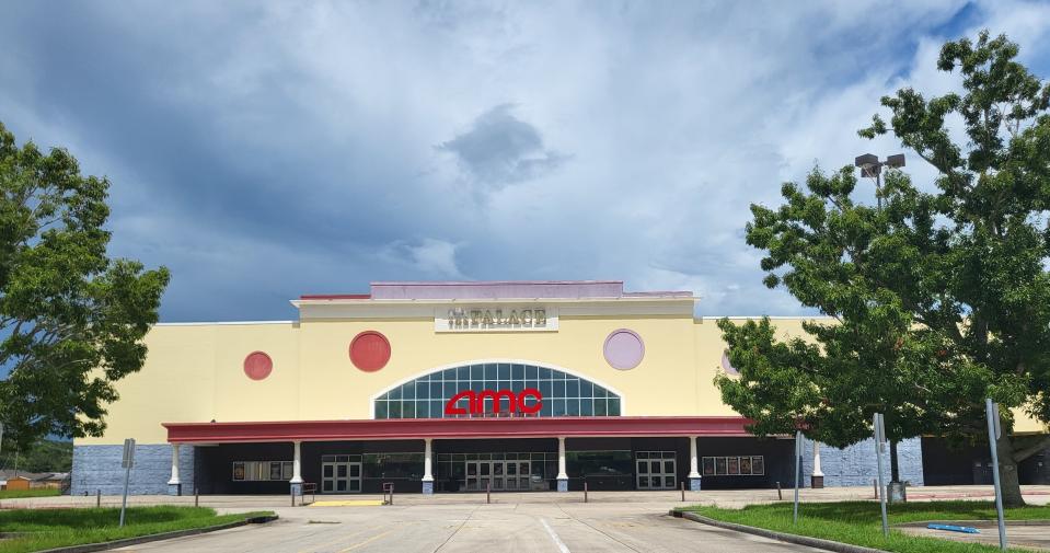 Houma's AMC Palace 10 Theater awaits its reopening today, July 28, 2022. The theater had been shuttered since Hurricane Ida damaged it Aug. 29, 2021.