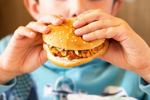   <span class="attribution"><a class="link " href="https://www.shutterstock.com/image-photo/young-boy-eating-fresh-burger-junk-655318876?src=KgUriHMoTUc5CqSG526qRQ-1-0" rel="nofollow noopener" target="_blank" data-ylk="slk:Natalie_Barth/Shutterstock.com;elm:context_link;itc:0;sec:content-canvas">Natalie_Barth/Shutterstock.com</a></span>