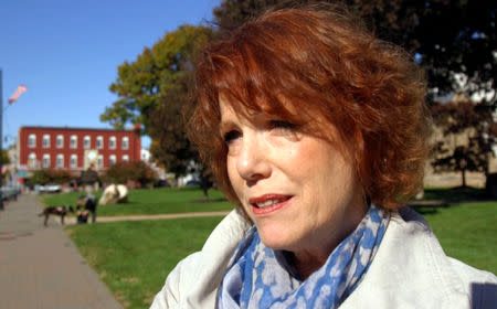 Zita Heinz speaks with a reporter in Sommerville, New Jersey, U.S., October 30, 2018. Picture taken October 30, 2018. REUTERS/Chris Digman