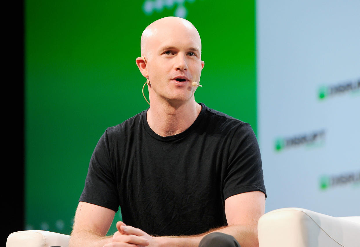 Coinbase Co-founder and CEO Brian Armstrong speaks onstage during Day 3 of TechCrunch Disrupt SF 2018 at Moscone Center on September 7, 2018 in San Francisco, California. Photo: Steve Jennings/Getty Images for TechCrunch