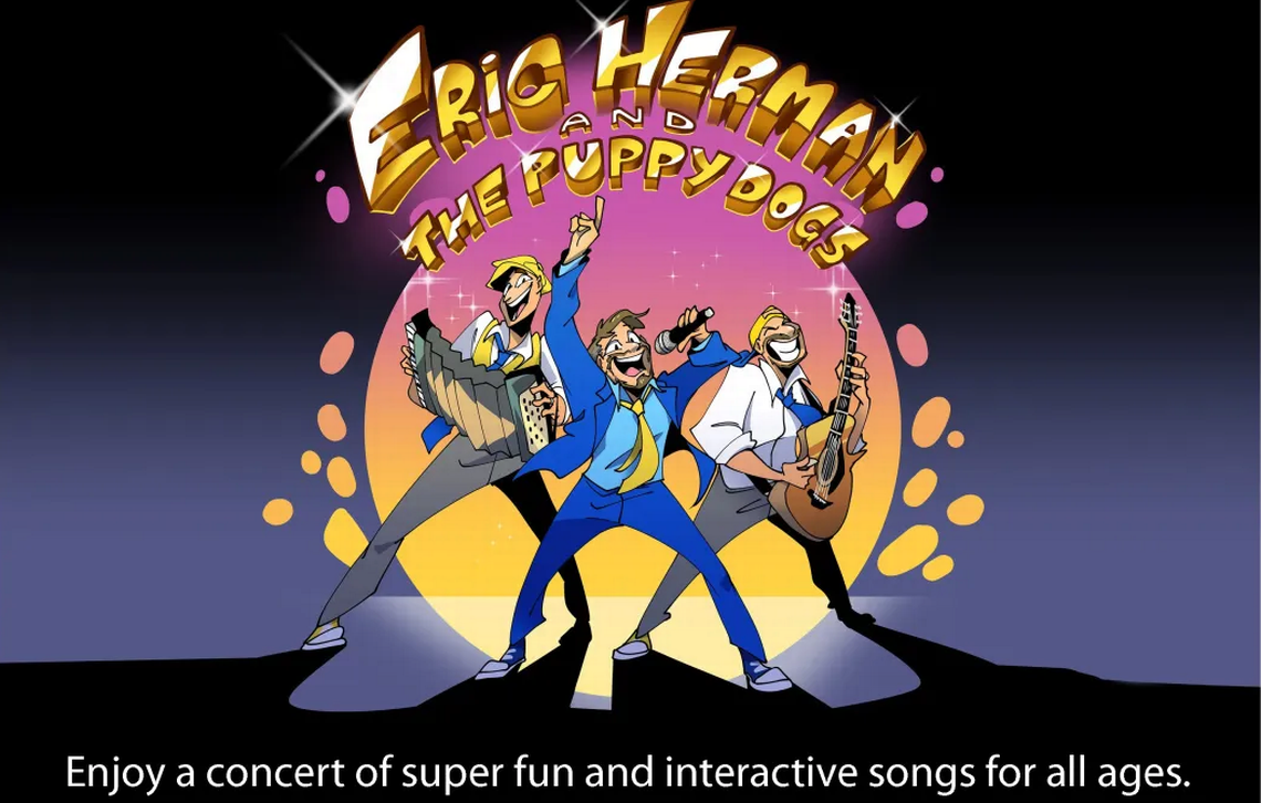 Eric Herman and The Puppy Dogs plan six performances for Mid-Columbia Libraries, with part of a mock documentary to be filmed at the Kennewick Library.