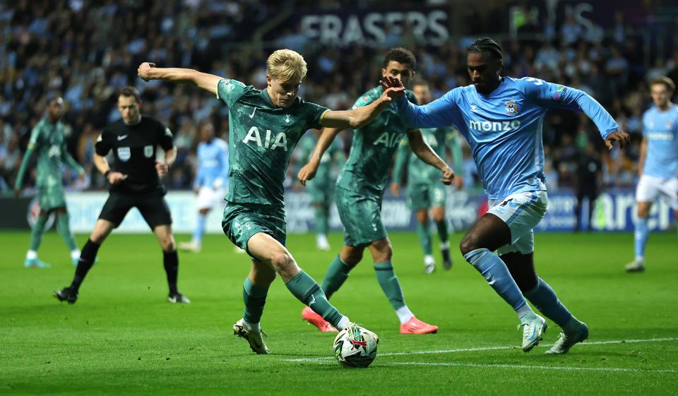 Coventry vs Tottenham LIVE! Carabao Cup match stream, latest score and goal updates today