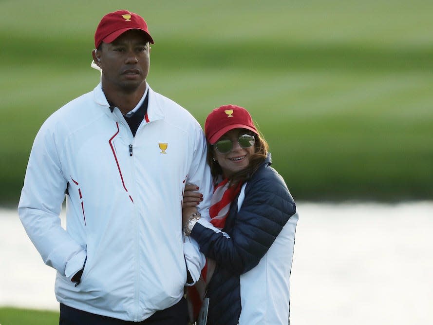 Tiger Woods and Erica Herman