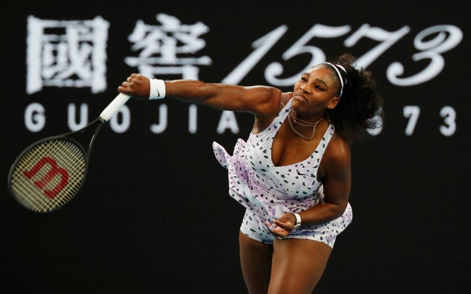 Serena Williams is still on course for a 24th major at the Australian Open - REUTERS