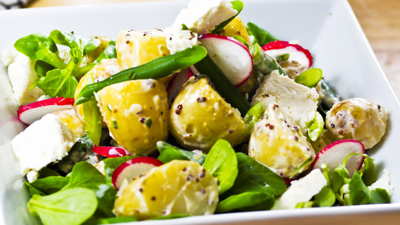 Whole-grain mustard potato salad