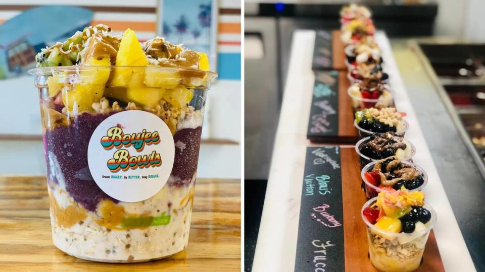 Boujee Bowls is open on Harbour Island and serves superfood bowls, smoothies and coffee.