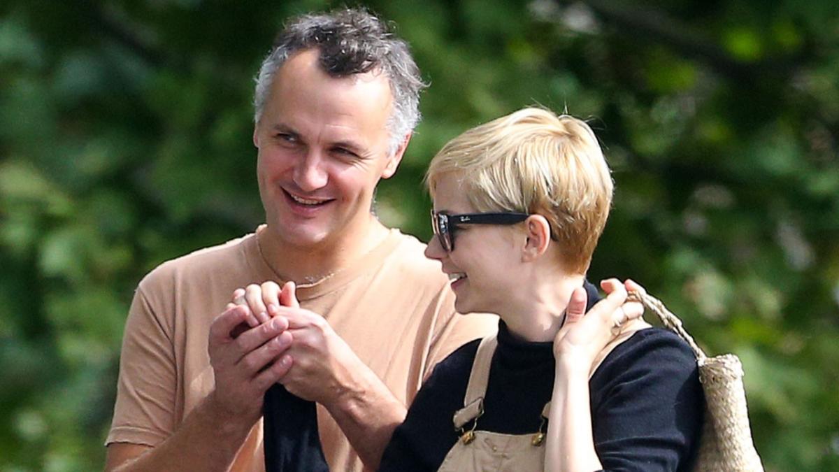 Michelle Williams Wears Overalls with Husband Phil Elverum in Upstate New  York