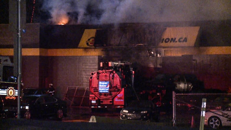 Fire at Langley used car dealership deemed suspicious