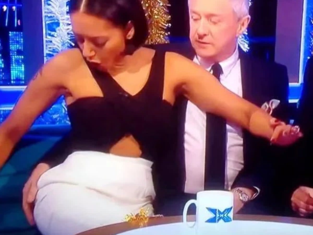Louis Walsh touched Mel B inappropriately on ‘The Xtra Factor’ in 2014 (ITV)