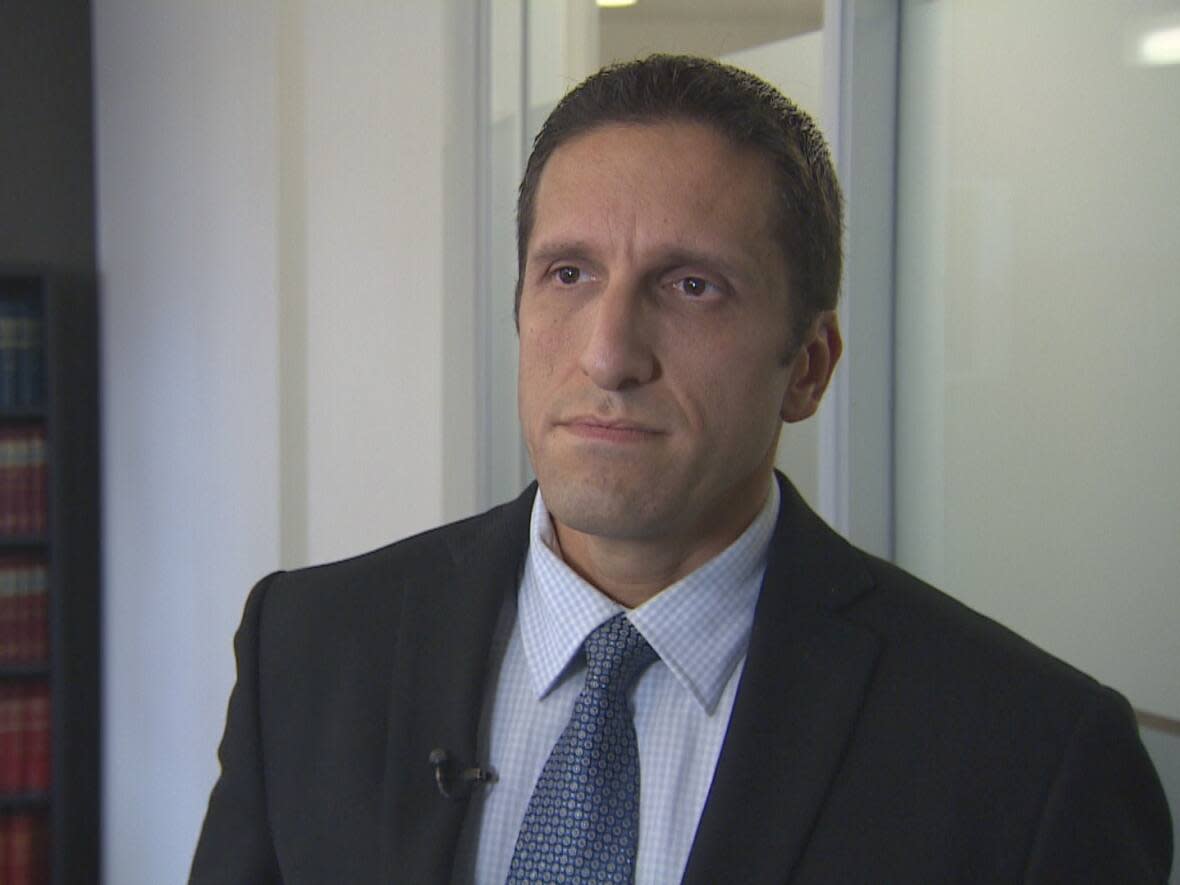 'I am both embarrassed and disappointed in the way I have conducted myself,' lawyer Lior Samfiru wrote in an apology letter to an ex-client who complained about him to Ontario's law society.  (Andy Hincenberg/CBC - image credit)