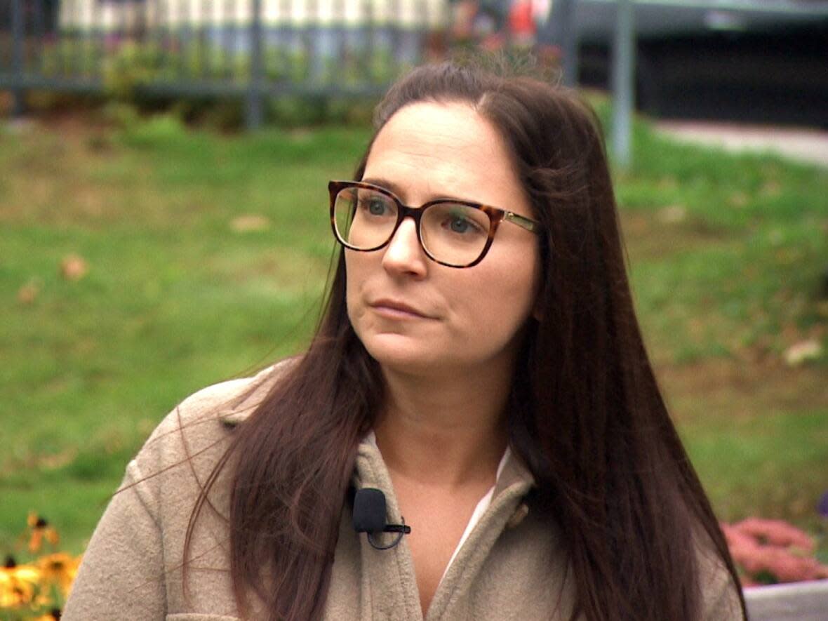 Labour advocate Alyse Stuart says everyone seems to be feeling the effects of the rising cost of living, even those who have steady jobs and incomes. (Darryl Murphy/CBC News - image credit)