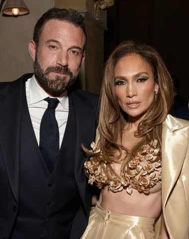 <p>Todd Williamson/January Images/Shutterstock </p> Ben Affleck and Jennifer Lopez on Feb. 13