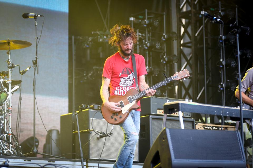 <p>Band of Horses on the stage at Music Midtown.</p>