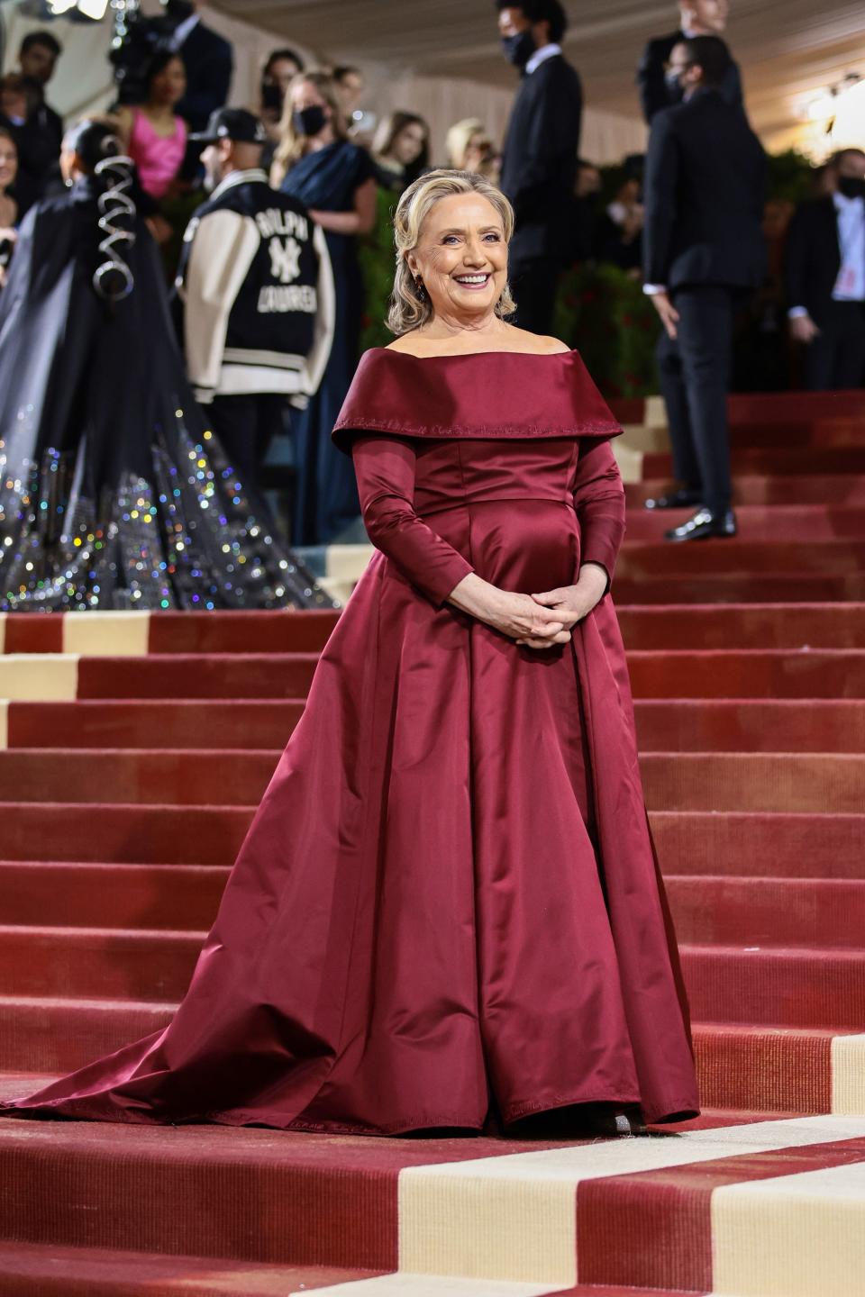 Hillary Clinton attends the 2022 Met Gala.
