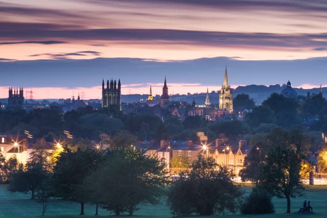 Oxford from South Park, Oxford, Oxfordshire, England, United Kingdom, Europe