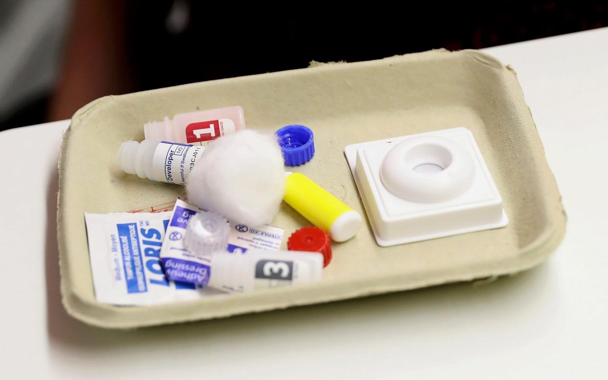 Tamas Nyary used a HIV testing kit at home in 2015 that showed he was HIV positive - Chris Jackson/Reuters