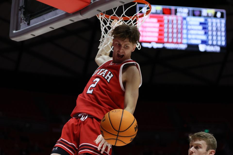 Utah Runnin’ Utes vs. UC Riverside Highlanders at Jon M. Huntsman Center in Salt Lake City, UT on Friday, November 10, 2023. | Bryan Byerly/Utah Athletics