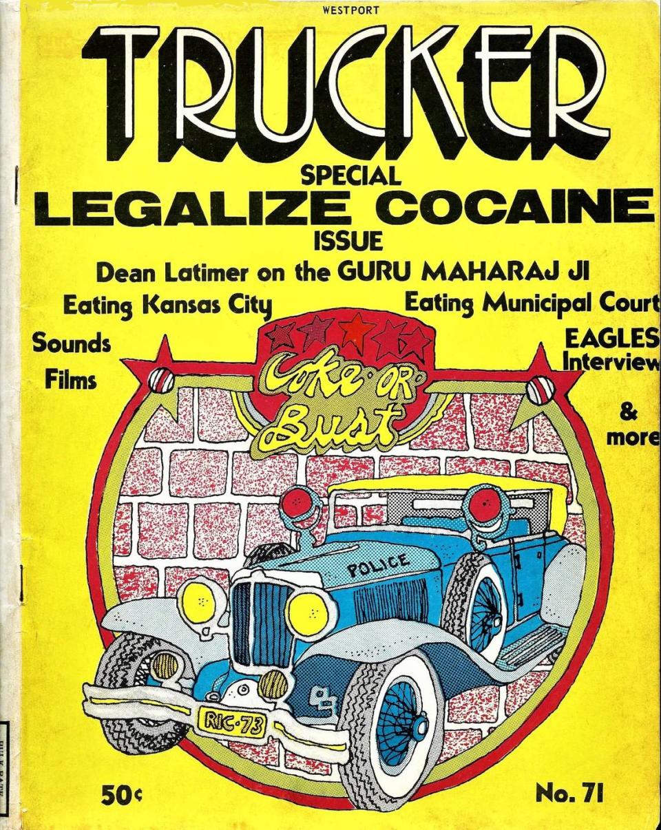 The “Legalize Cocaine” issue was one of the Westport Trucker’s most popular.