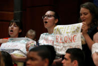 <p>Protesters with children demonstrate against the Trump administration’s practice of separating children from their parents at the U.S.-Mexico border before U.S. Department of Justice Inspector General Michael Horowitz testified at a joint hearing of the House Judiciary and House Oversight and Government Reform Committee titled, “Oversight of the FBI and DOJ Actions in Advance of the 2016 Election” on Capitol Hill in Washington, June 19, 2018. (Photo: Joshua Roberts/Reuters) </p>