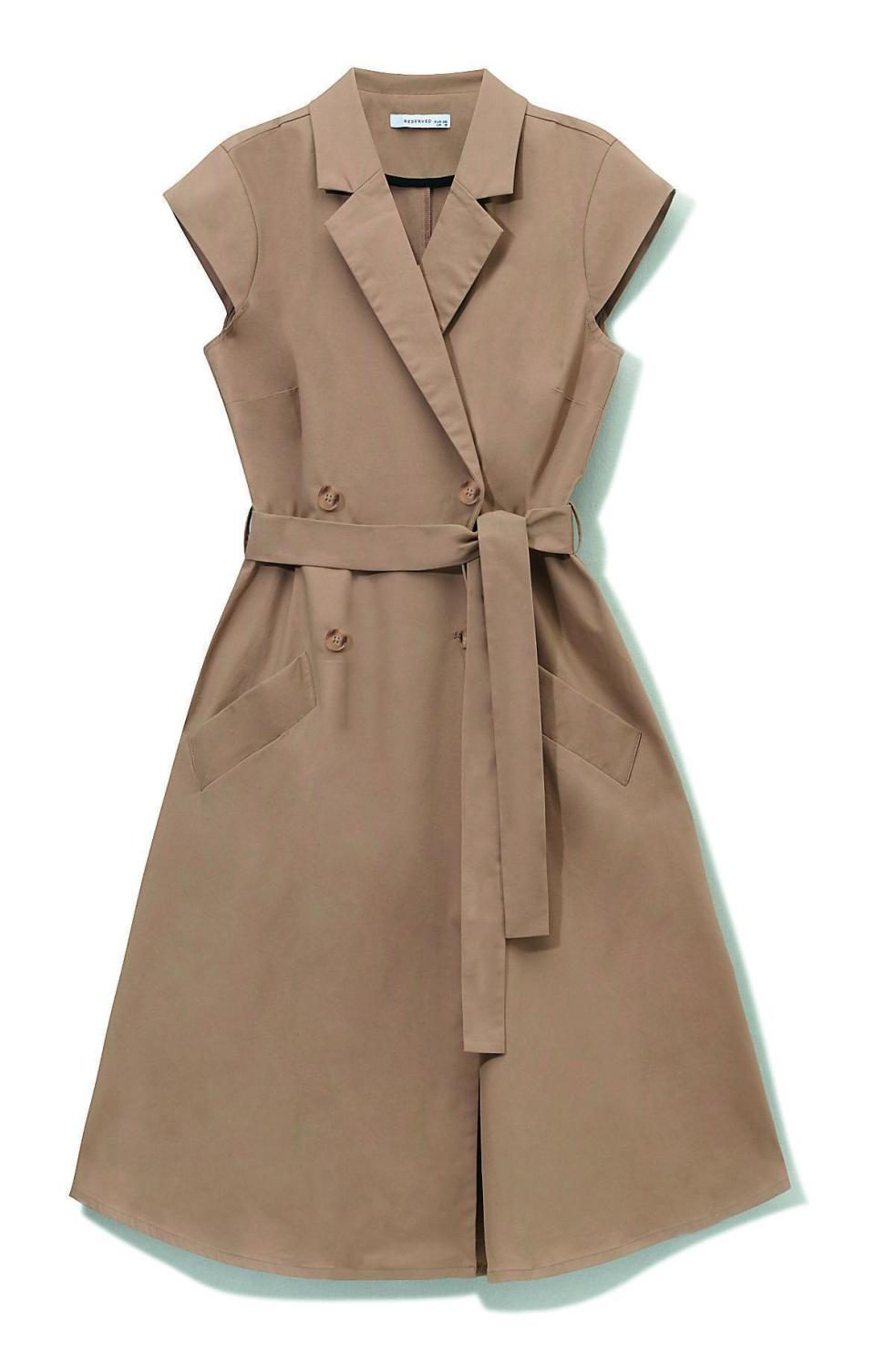 RESERVED trench, £44.99 (reserved.com)