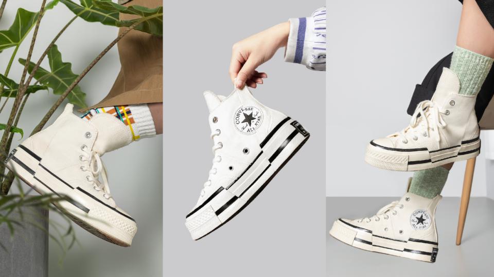 「美腿系厚底球鞋」5：Converse Chuck 70 Plus，NT$3,080。圖片來源/Converse