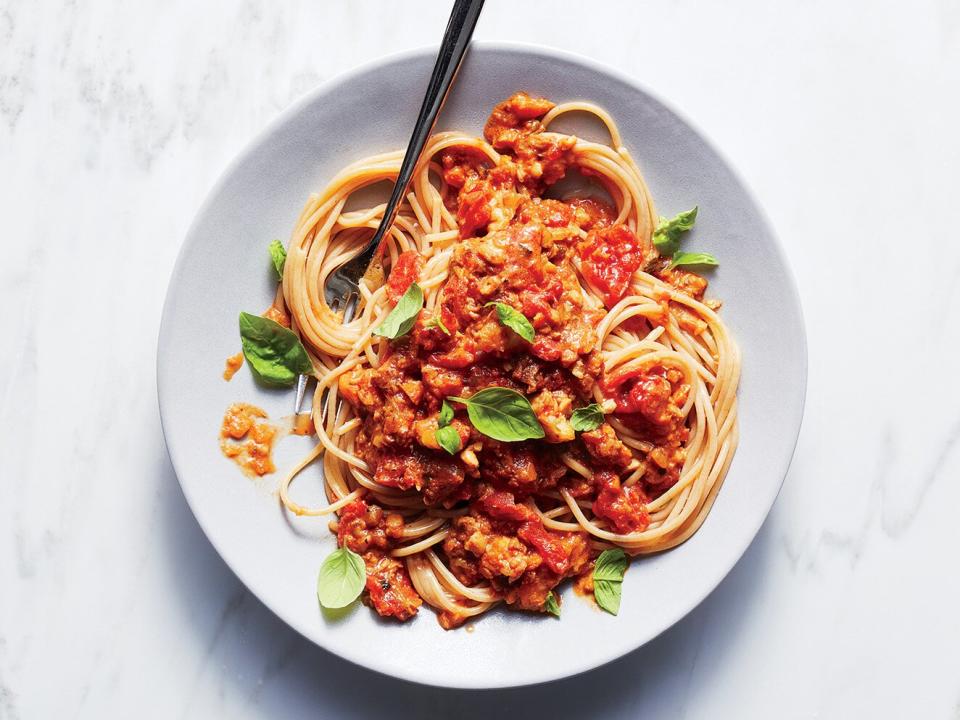 February: Vegetarian Bolognese