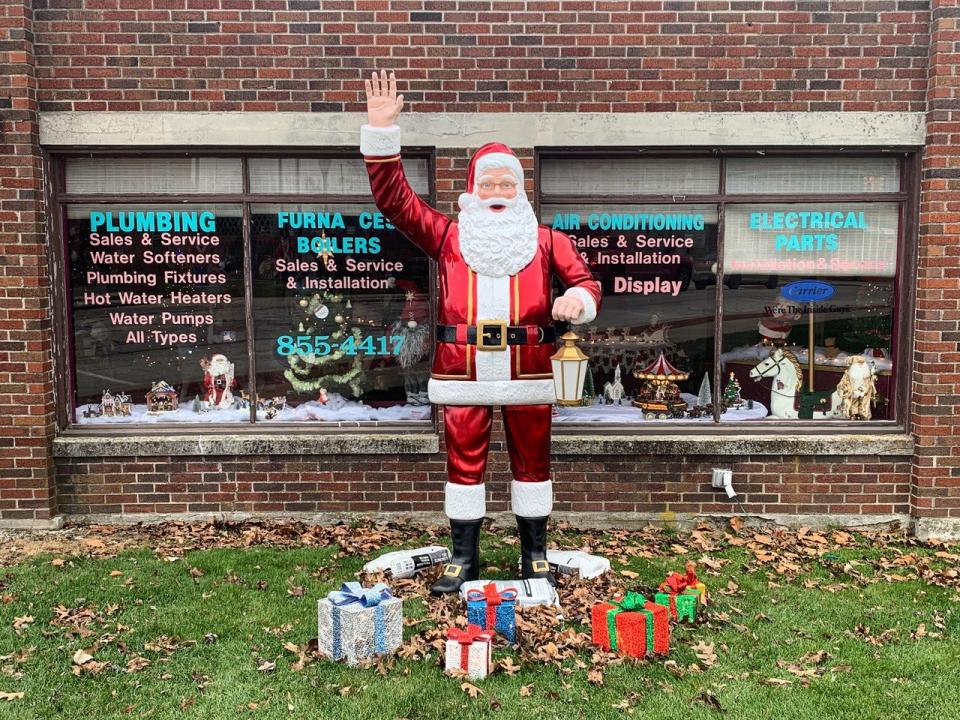 Randy and Tonya Carstensen hope their holiday window display helps children experience the same magic of Christmas they knew as children.