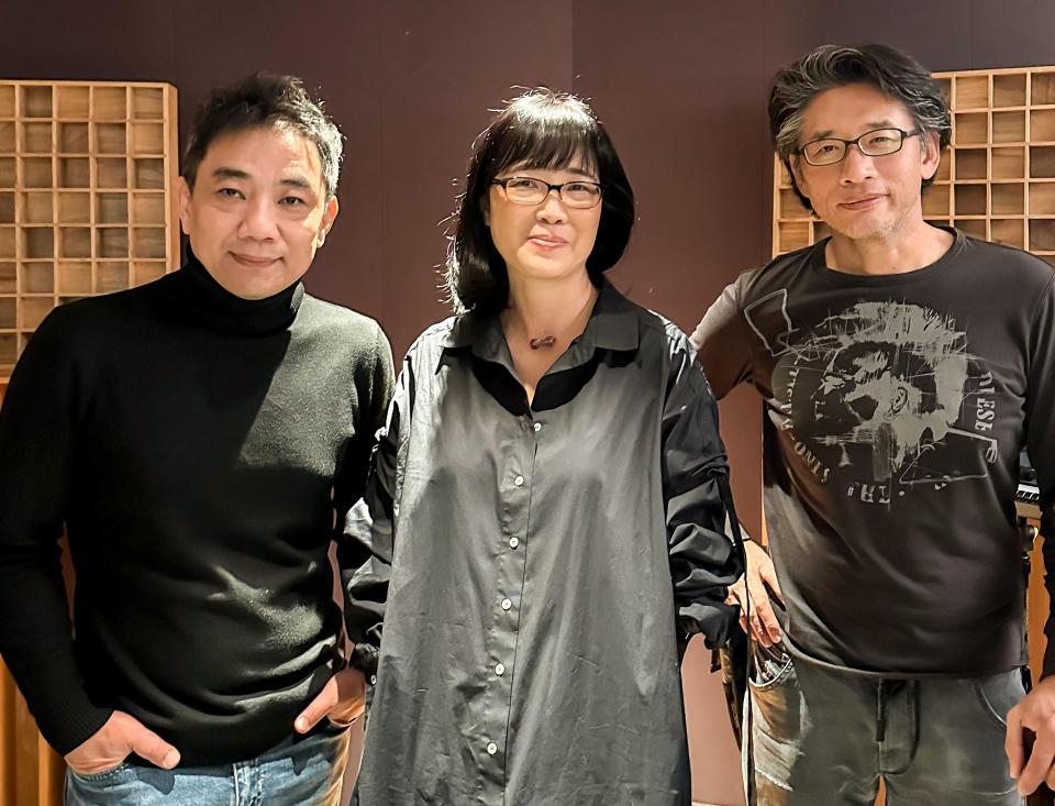 雷光夏MV（中）邀請蕭雅全（左）跟攝影師林哲強製作。（圖／聲音紡織）