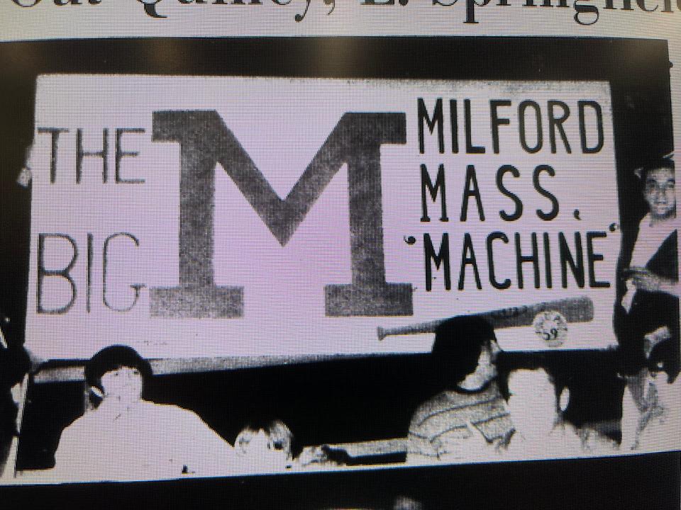 Milford's American Legion baseball team had plenty of fans back in the early 1970s.