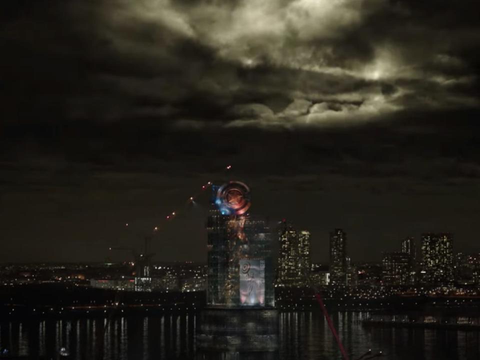 Captain America's shield seen in the second trailer for "Spider-Man: No Way Home."