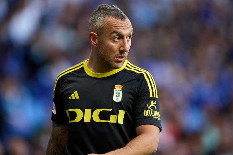 Santi Cazorla during the match between RCD Espanyol and Real Oviedo