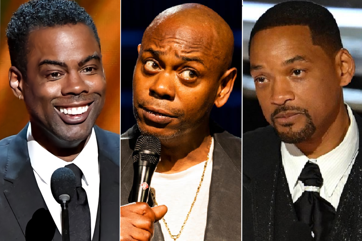 Chris Rock, Dave Chappelle y Will Smith / Cortesía