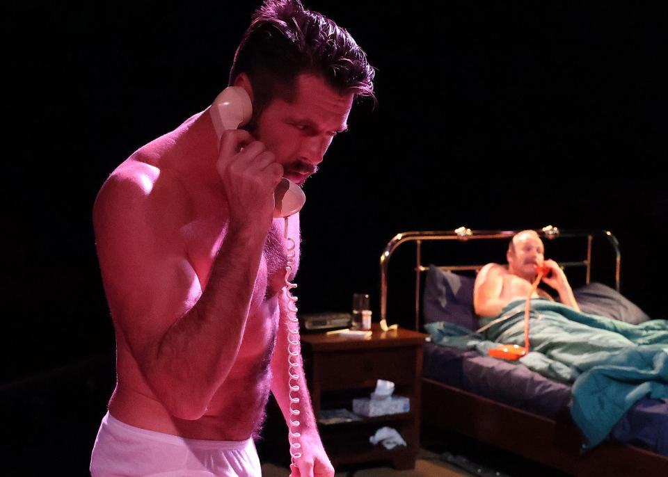 Joe MacDougall, right, and Stephen Walker star in the New England premiere of "Jerker" at the Provincetown Theater.