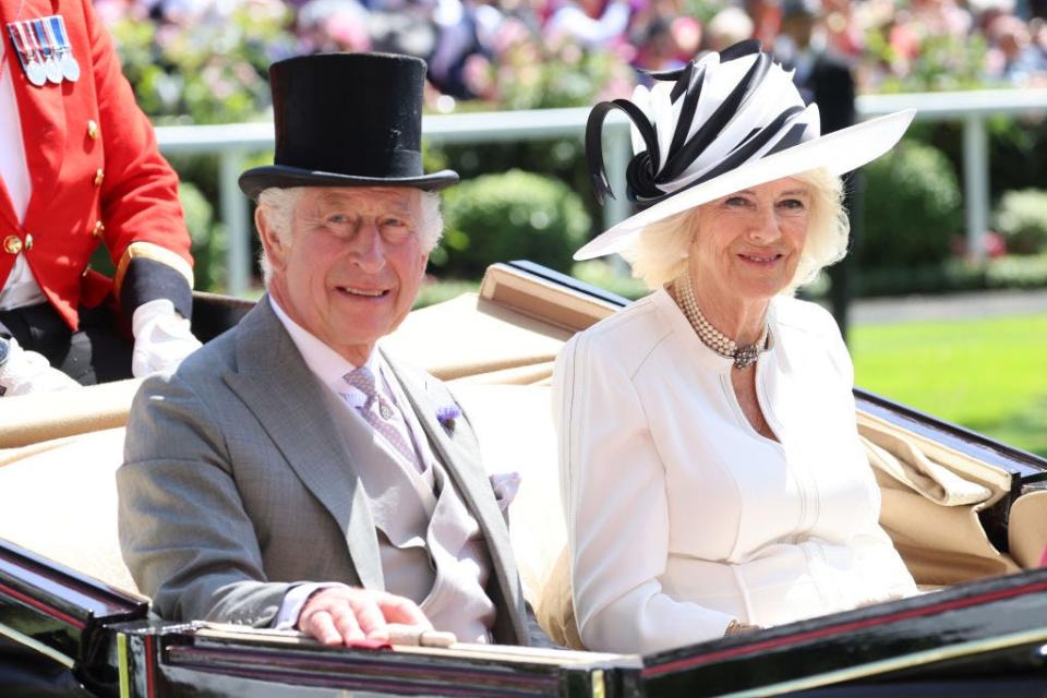 King Charles and Queen Camilla attend the Royal Ascot in 2023