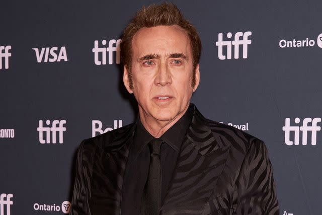 <p>GEOFF ROBINS/AFP via Getty </p> Nicolas Cage attends the world premiere of 'Dream Scenario' on Sept. 9.