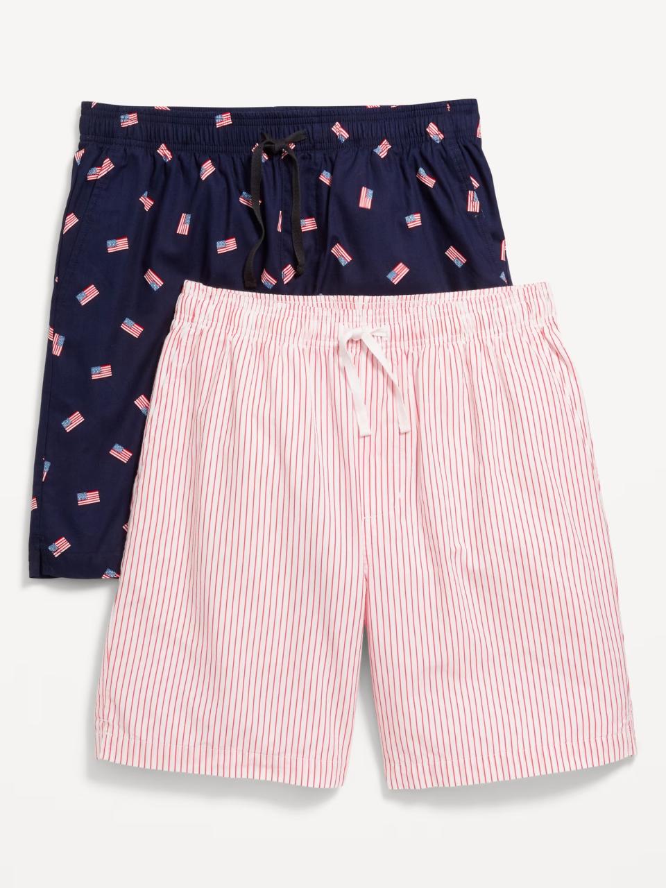 11. Old Navy 2-Pack Poplin Pajama Shorts