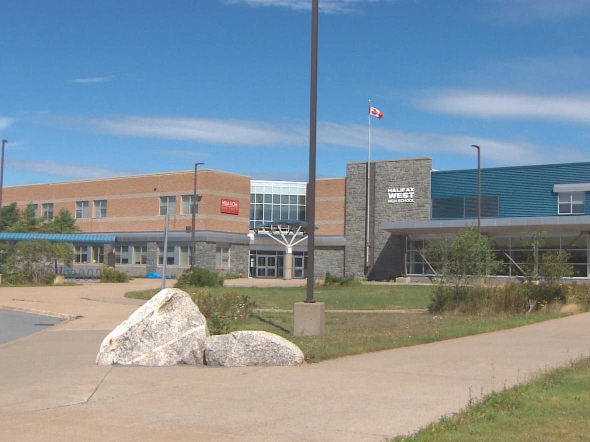 Halifax police say they are investigating after a stabbing outside Halifax West High School on Tuesday afternoon. (CBC - image credit)