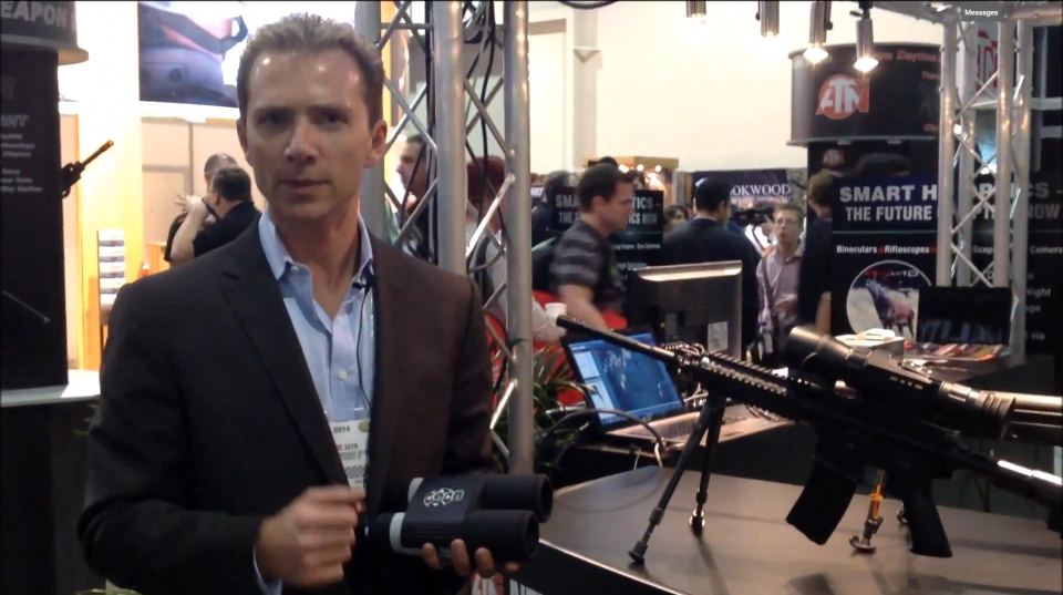 Marc Vayn, CEO of American Technologies Network, at the 2014 SHOT Show in Las Vegas. (Photo: Via YouTube)