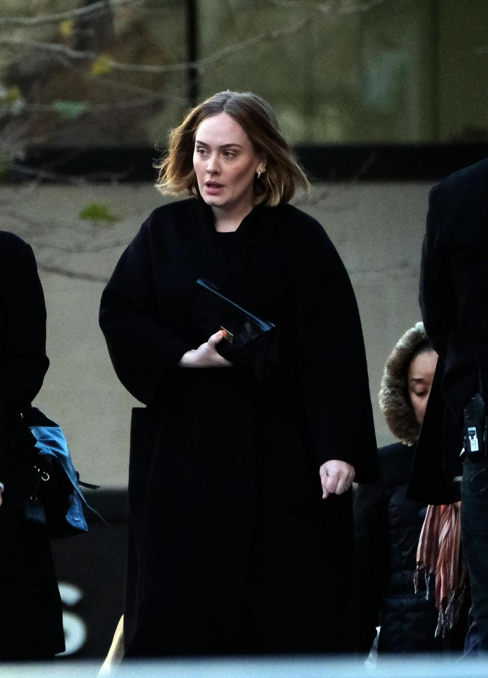 Tribute: Adele leaves St Paul's (Alan Davidson/SilverHub)