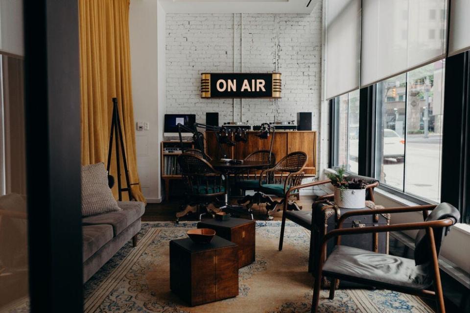 The building that houses the Detroit Foundation Hotel was once a fire station