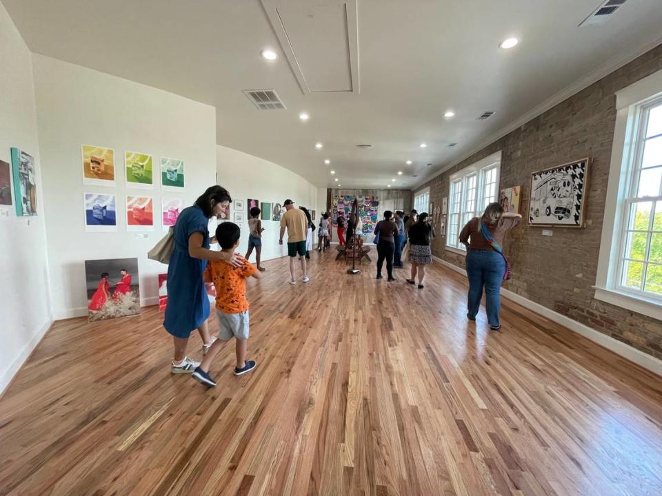 The Oak Cliff Assembly property at 919 Morrell Avenue in Dallas has several spaces open for local artists and creators to use or rent to showcase their work.
