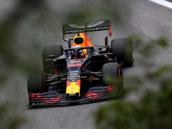 Max Verstappen's Red Bull was quickest in Sao Paulo (Getty)