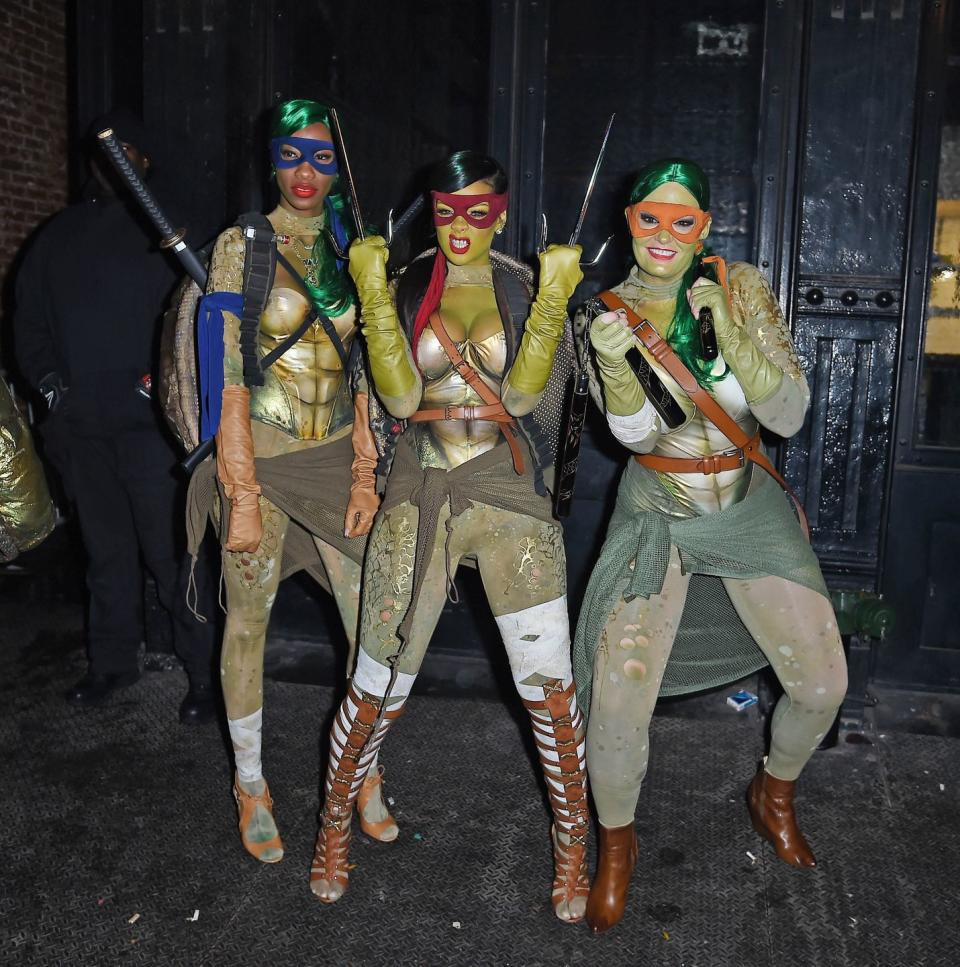 Rihanna & Friends as The Teenage Mutant Ninja Turtles