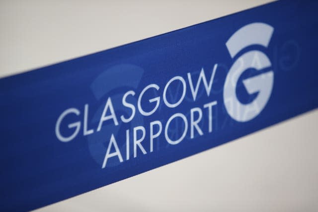 Glasgow Airport sign