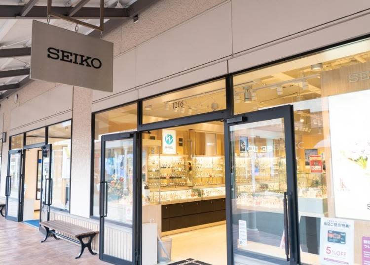 Seiko, close to the food court