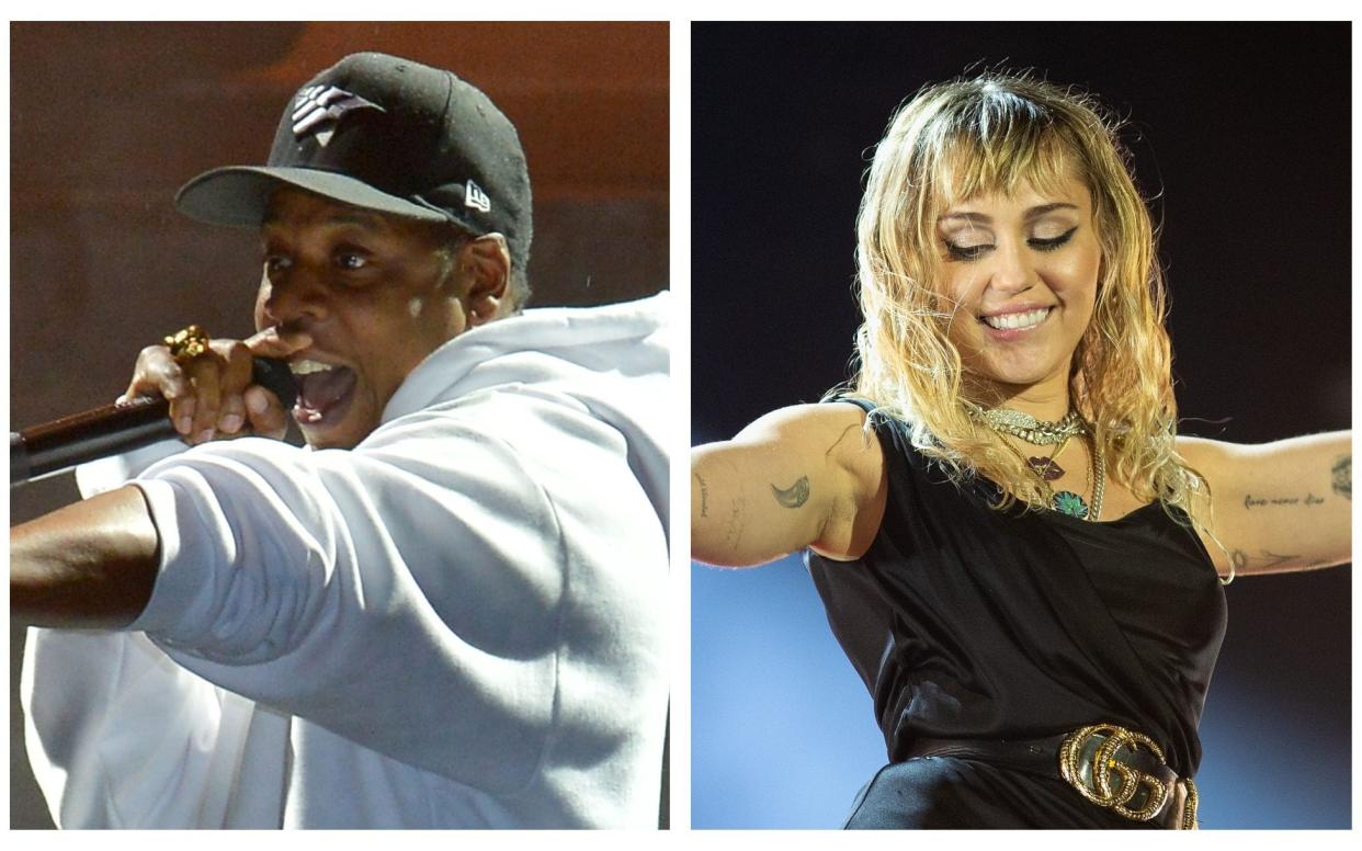 Jay-Z and Miley Cyrus were announced in April as headliners for Woodstock 50 - Jim Dyson/Getty/Jo Hale/Redferns