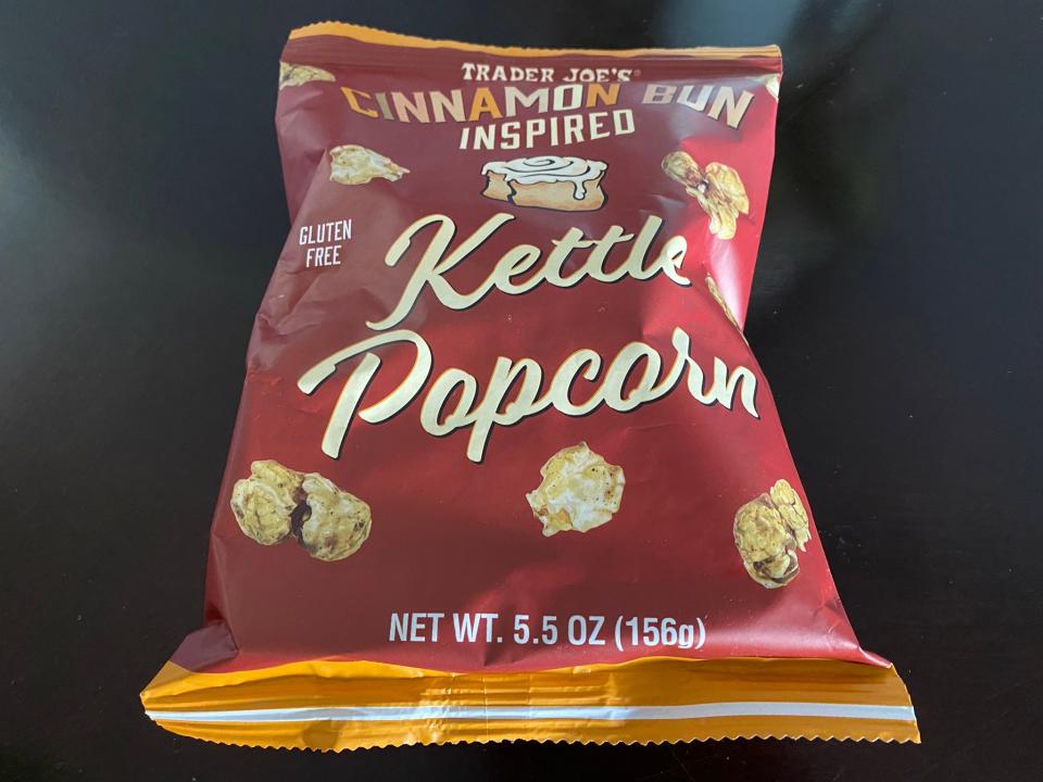 Trader Joe's cinnamon-bun-inspired kettle corn