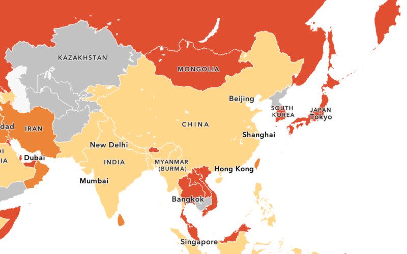 ▲美國疾管署將台灣的旅遊風險調高至2級風險。（圖／翻攝自美國CDC網站）